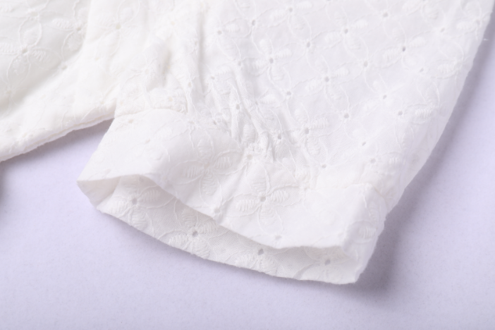 Fiona Eyelet Ivory Short Dres