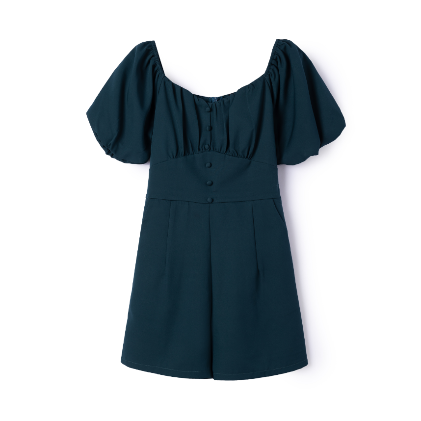 Fiona British Off Shoulder Romper