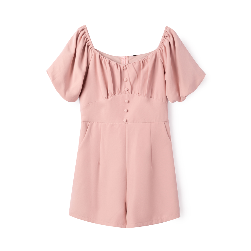 Fiona British Off Shoulder Romper