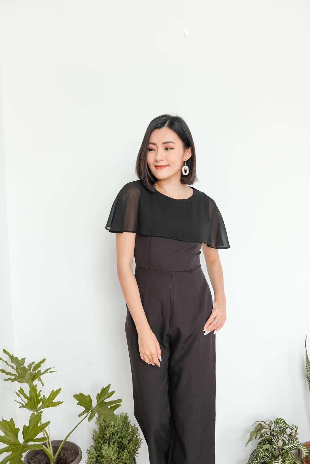 Shanny Cover Shoulder Jumpsuit 7543