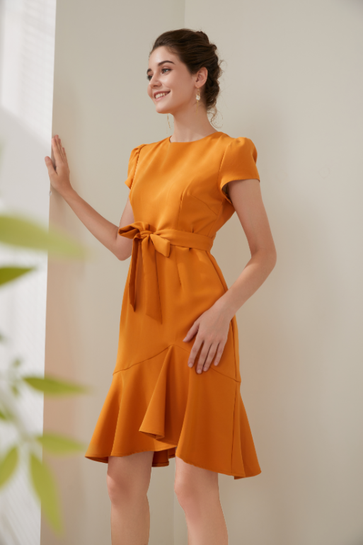 Fiona Classic Flared Midi Dress