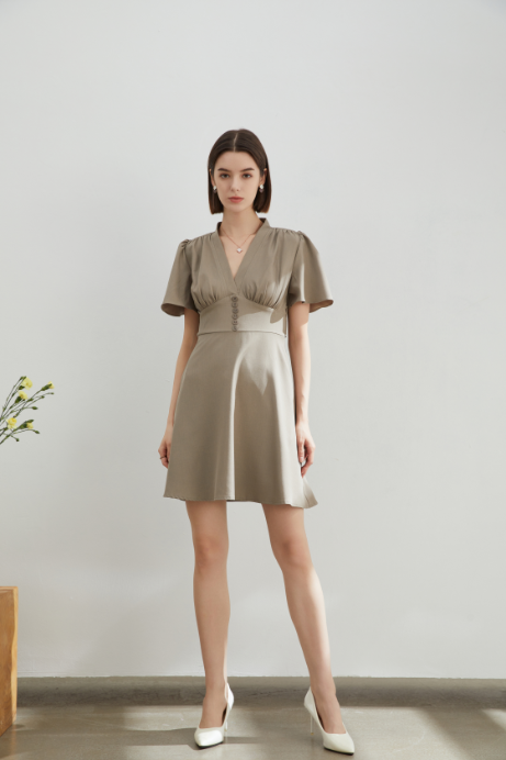 Emma Linen Vintage Shirt Dress