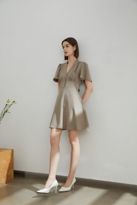 Emma Linen Vintage Shirt Dress