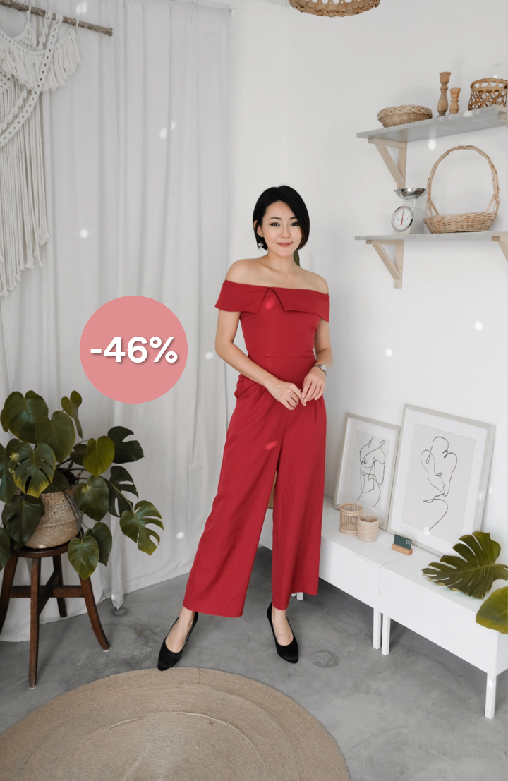 Shanny Off Shoulder Jumpsuit 5802