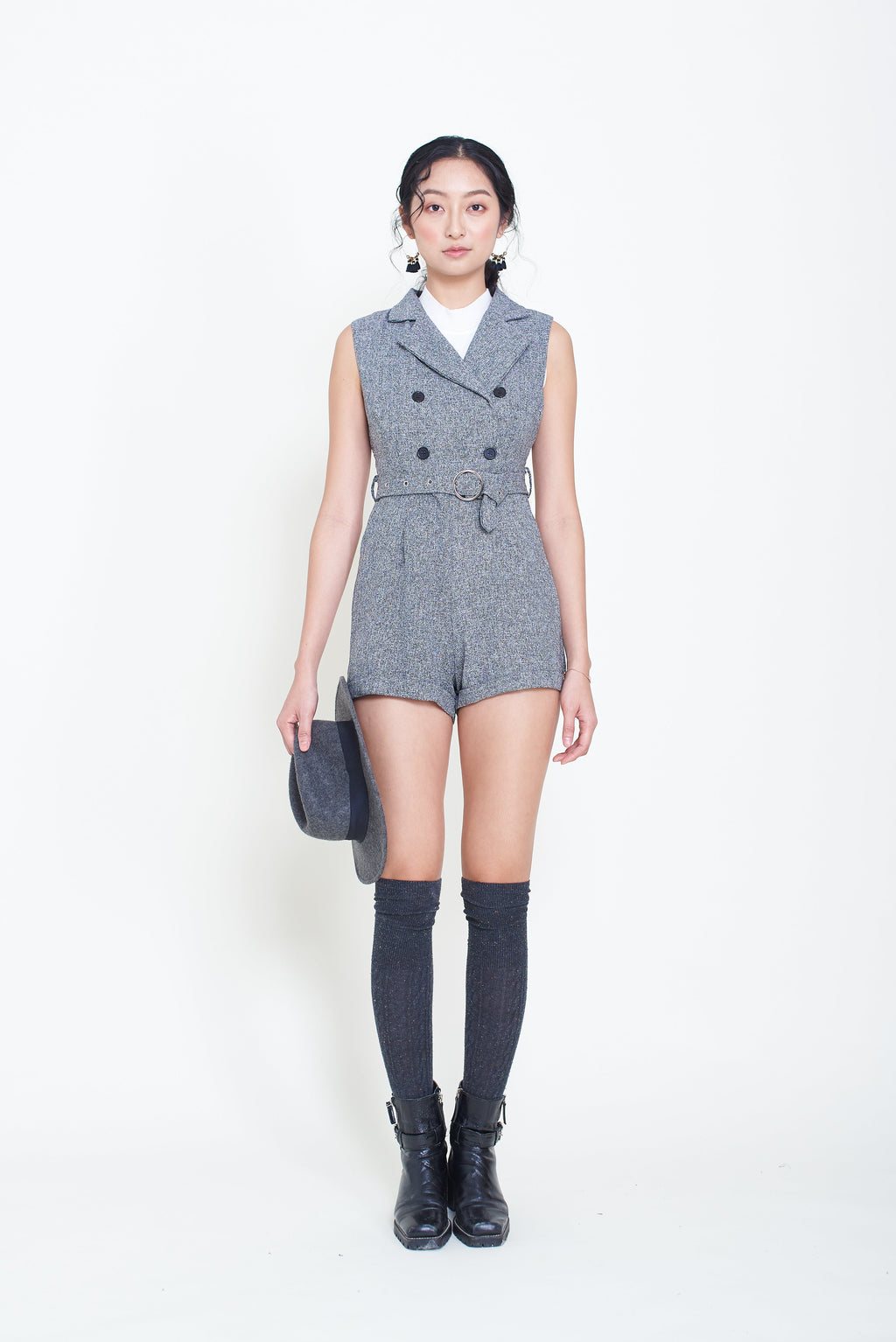 Horsemanship Style Short Jumpsuit 6042