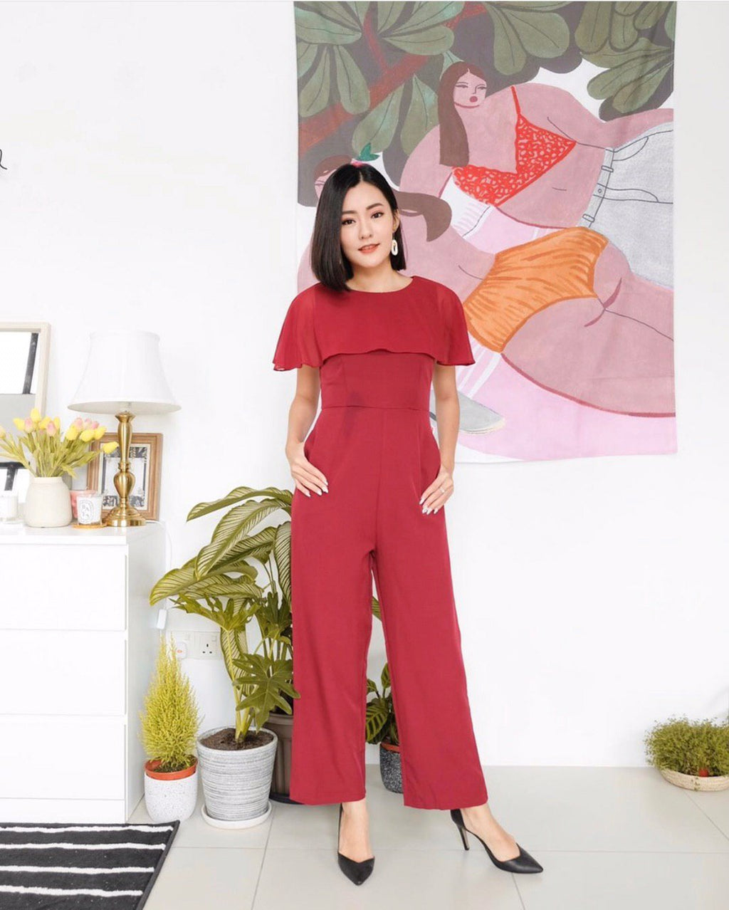 Shanny Cover Shoulder Jumpsuit 7543